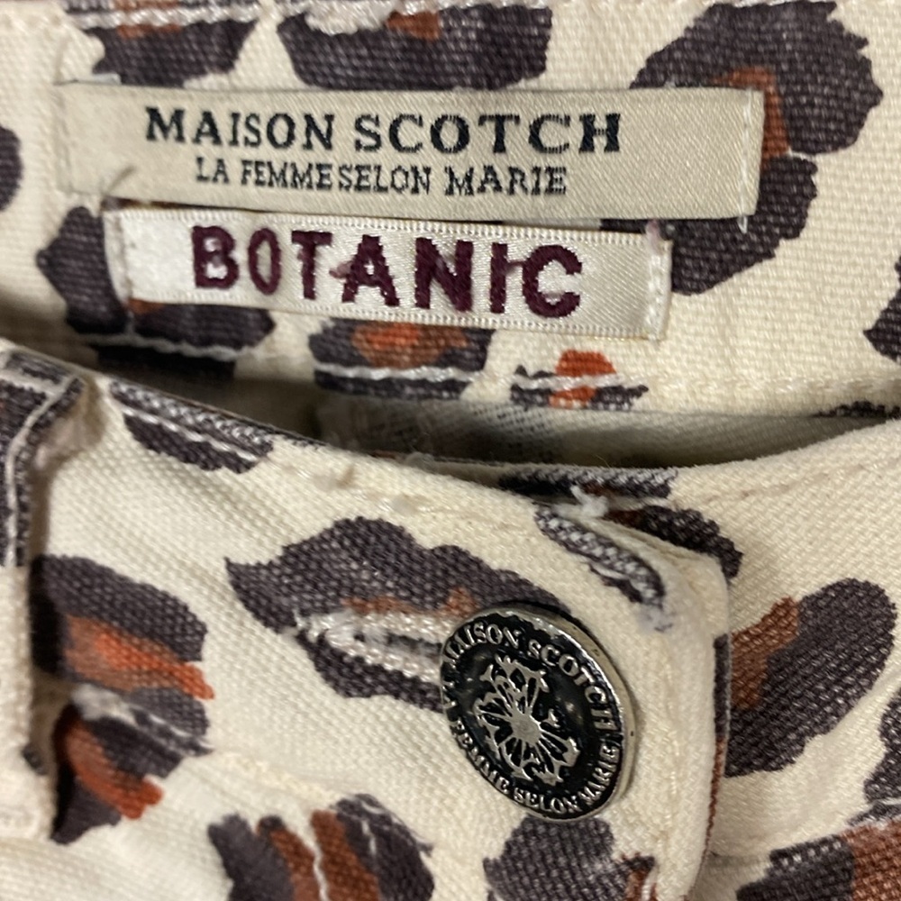 Scotch and soda animal print low rise jeans - Picture 5 of 7